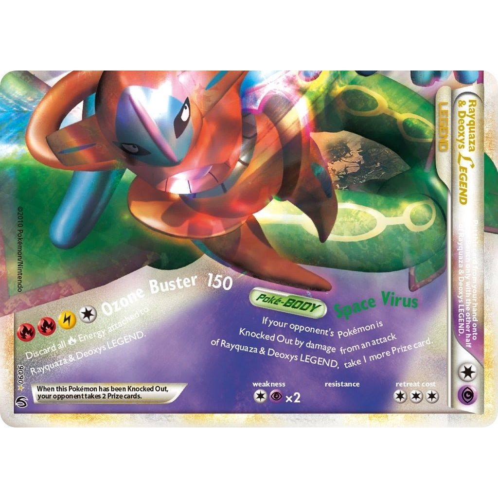 Image for Rayquaza & Deoxys Legend (Bottom) (90/90) (UD) - Pokemon