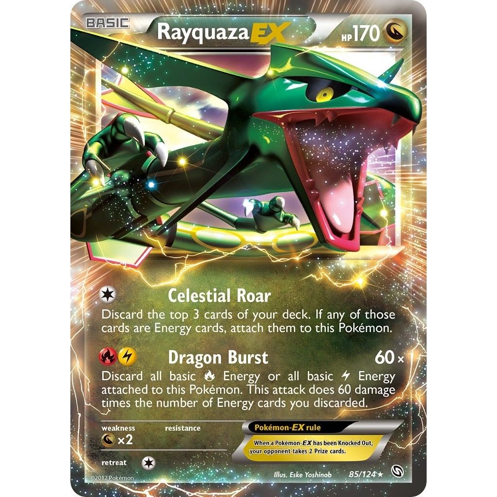 Image for Rayquaza EX (85/124) (DRX) - Pokemon