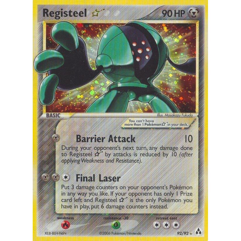 Image for Registeel Star (92/92) (LM) - Pokemon