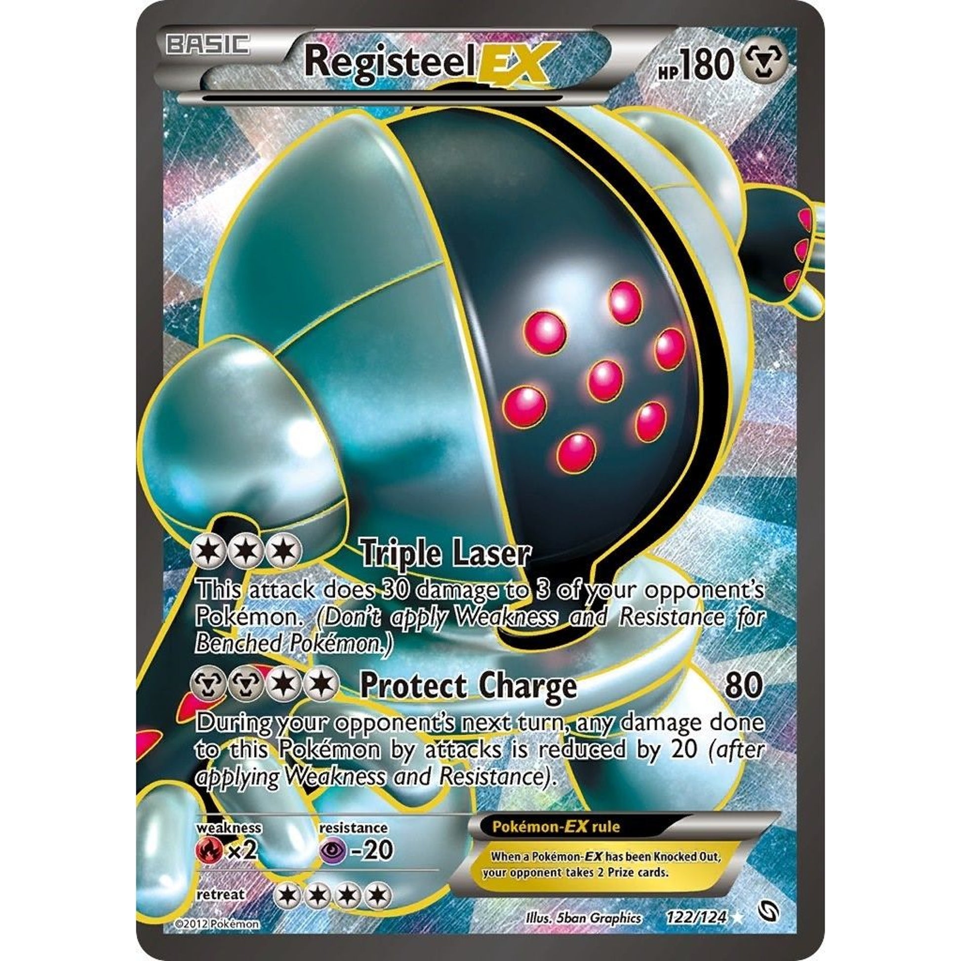 Image for Registeel EX (122 Full Art) (122/124) (DRX) - Pokemon