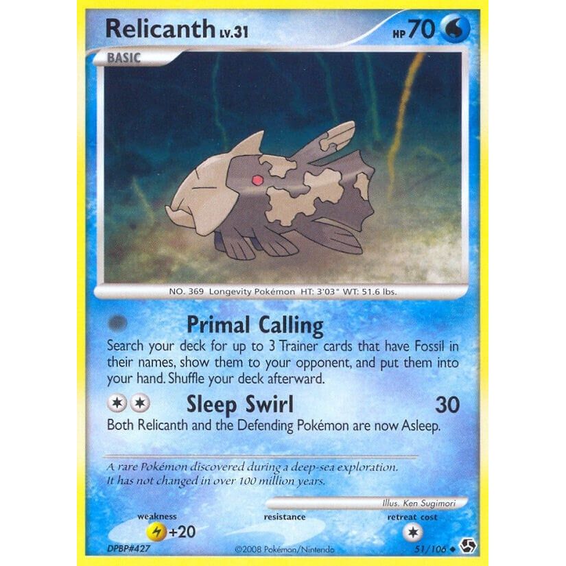 Image for Relicanth (51/106) (GE) - Pokemon