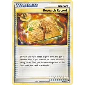 Research Record Pokemon
