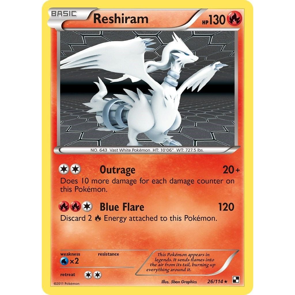 Image for Reshiram (26/114) (BLW) - Pokemon