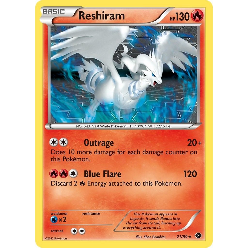 Image for Reshiram (21/99) (NXD) - Pokemon