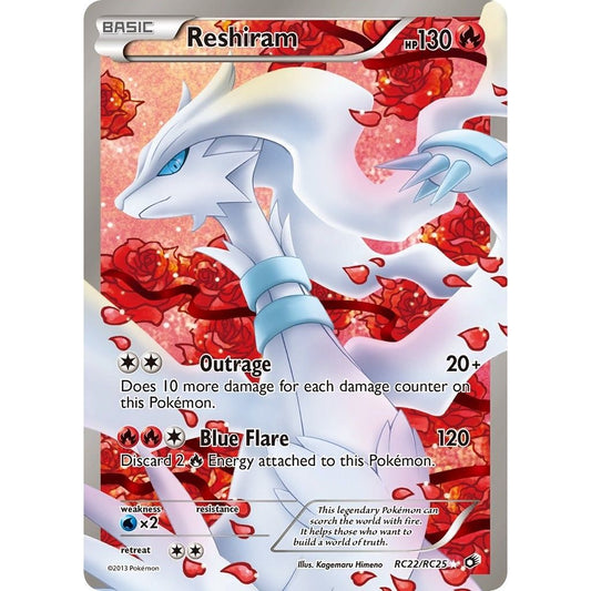 Image for Reshiram (Full Art) (RC22/RC25) (LTR) - Pokemon