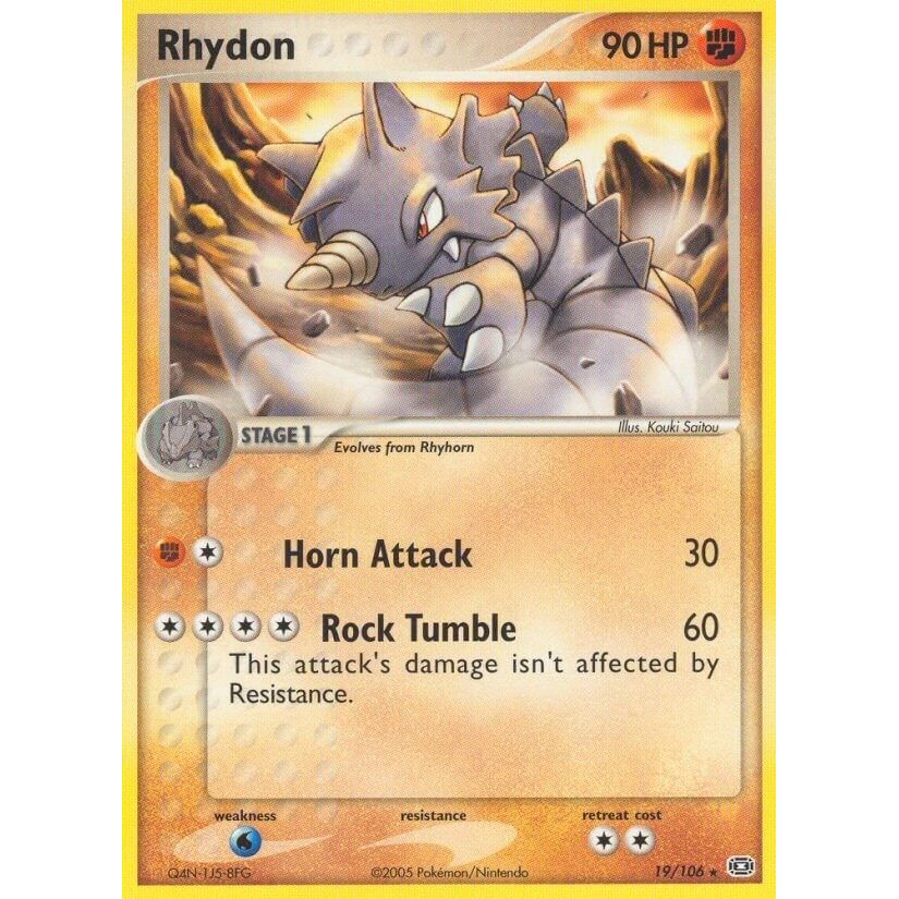 Image for Rhydon (19/106) (EM) - Pokemon