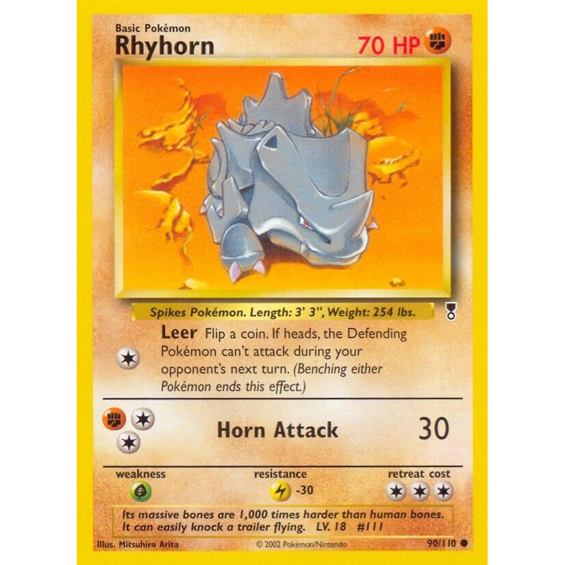 Image for Rhyhorn (090/110) (LC) - Pokemon