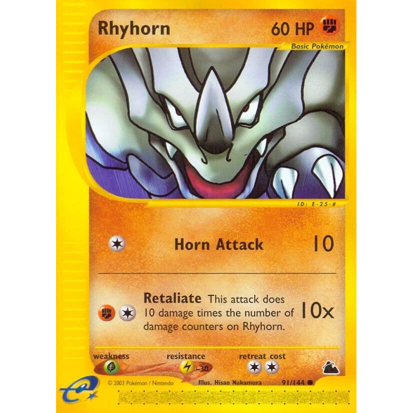 Image for Rhyhorn (091/144) (SK) - Pokemon