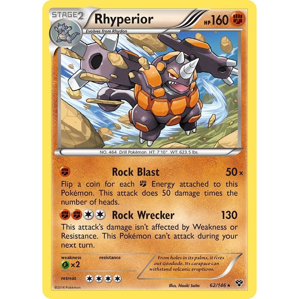 Image for Rhyperior (62/146) (XY) - Pokemon