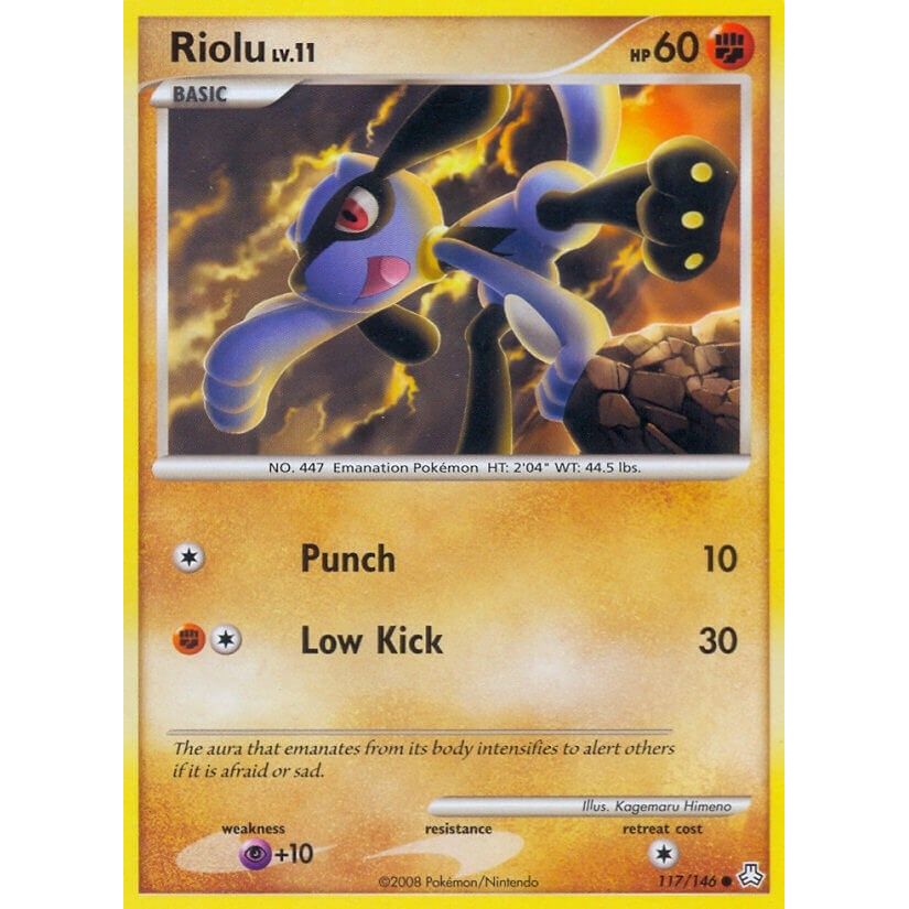 Image for Riolu (117/146) (LA) - Pokemon