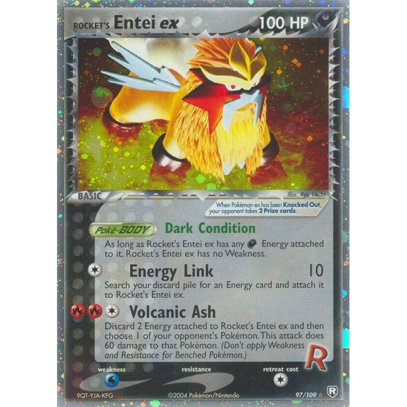 Image for Rocket's Entei ex (97/109) (RR) - Pokemon