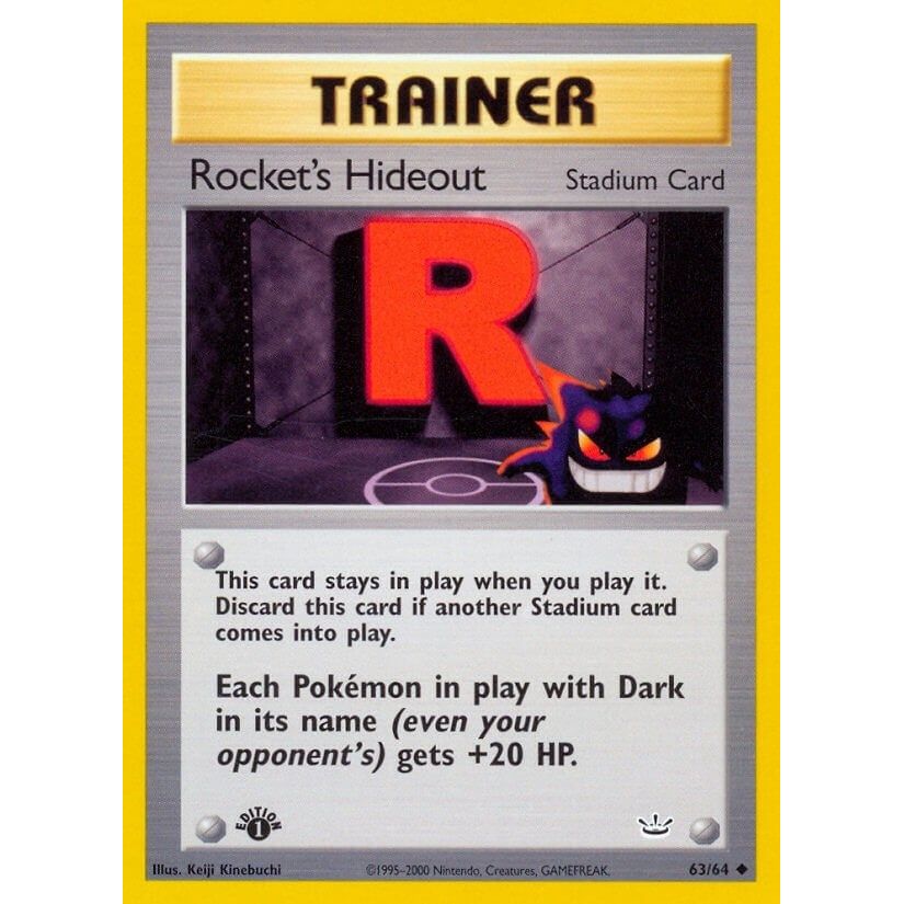 Image for Rocket's Hideout (63/64) (N3) - Pokemon
