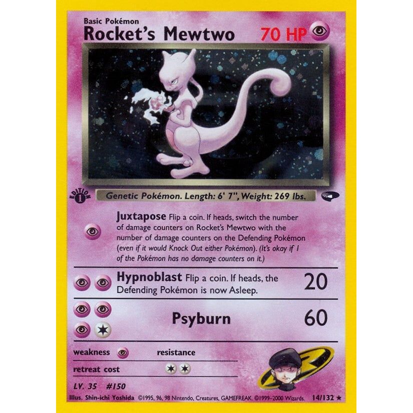 Image for Rocket's Mewtwo (014/132) (G2) - Pokemon
