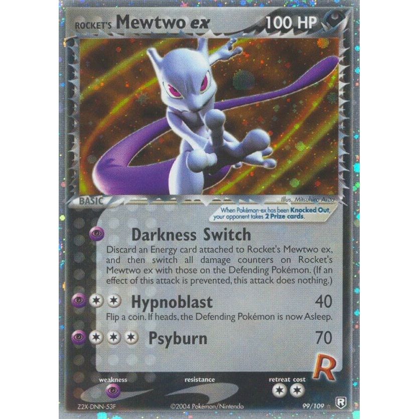 Image for Rocket's Mewtwo ex (99/109) (RR) - Pokemon