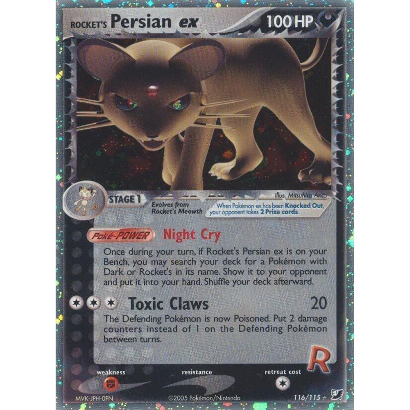 Image for Rocket's Persian ex (116/115) (UF) - Pokemon