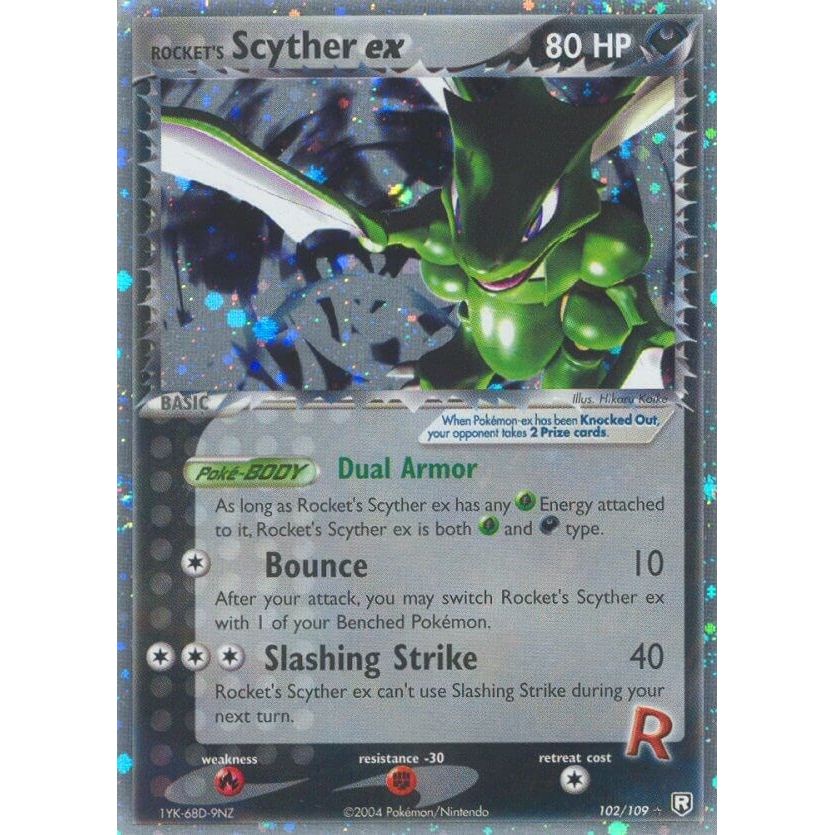 Image for Rocket's Scyther ex (102/109) (RR) - Pokemon