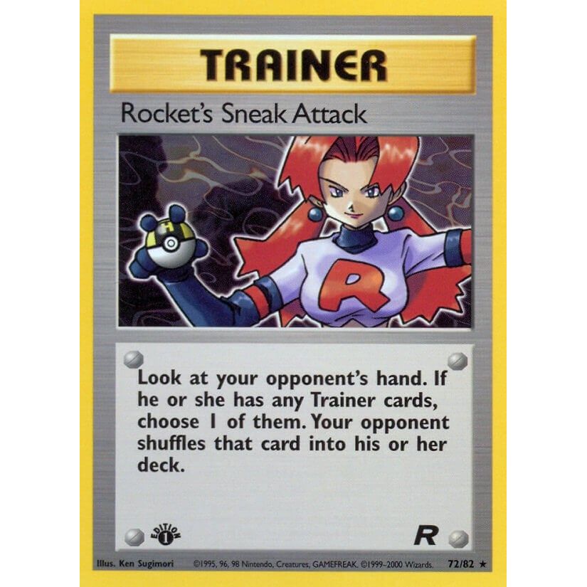 Image for Rocket's Sneak Attack (72) (72/82) (TR) - Pokemon
