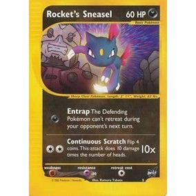 Rocket's Sneasel - 5 Pokemon