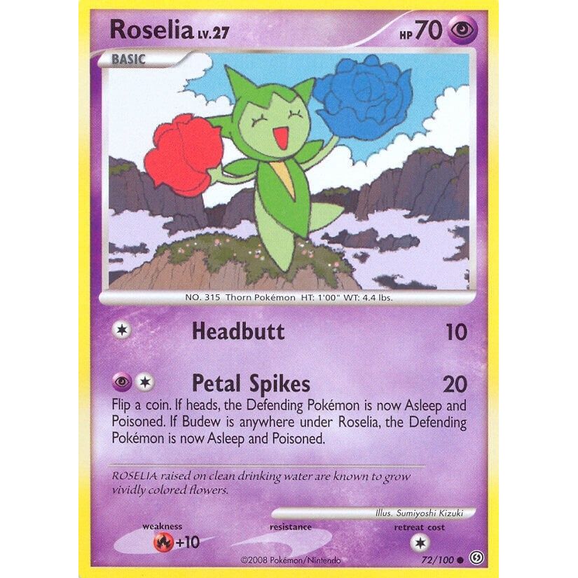 Image for Roselia (72/100) (SF) - Pokemon