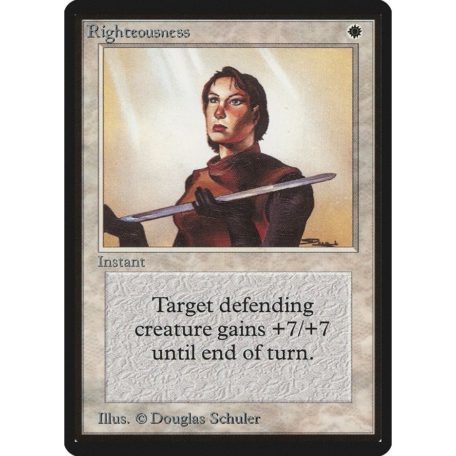 Image for Righteousness (LEB) - Magic: The Gathering
