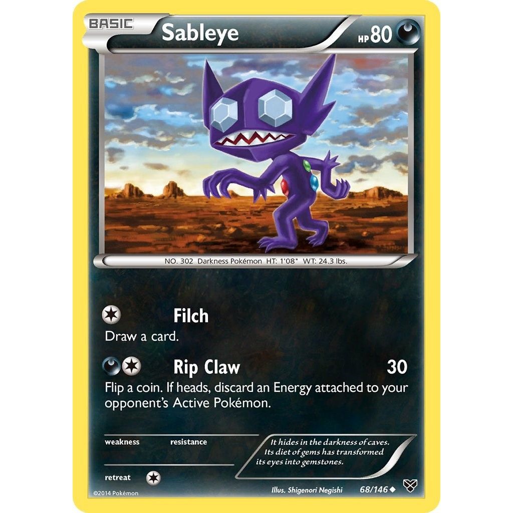 Image for Sableye (68/146) (XY) - Pokemon