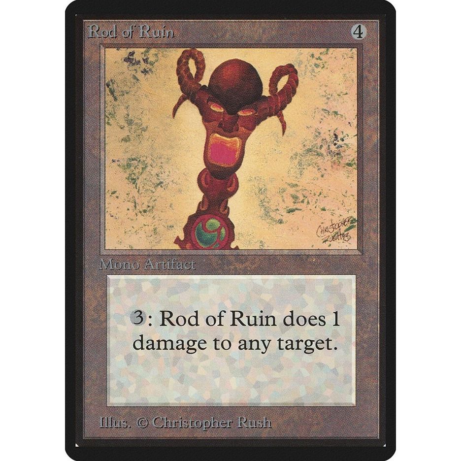Image for Rod of Ruin (LEB) - Magic: The Gathering