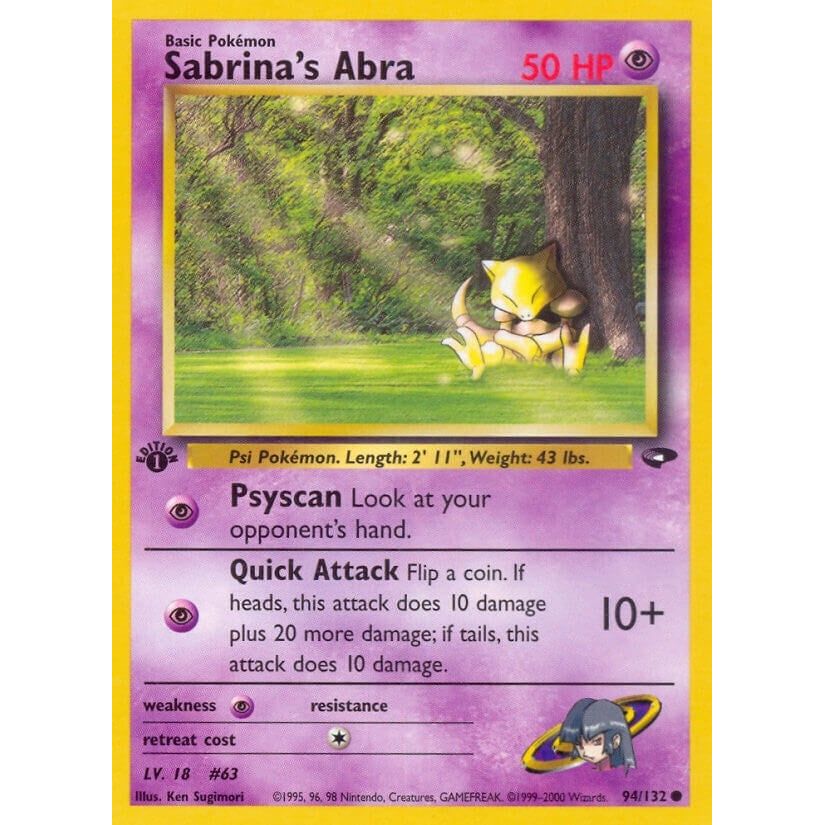Image for Sabrina's Abra (94) (094/132) (G2) - Pokemon