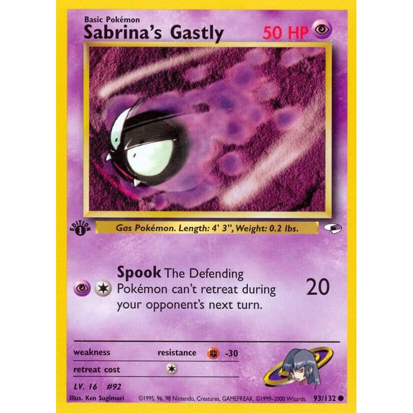 Image for Sabrina's Gastly (093/132) (G1) - Pokemon