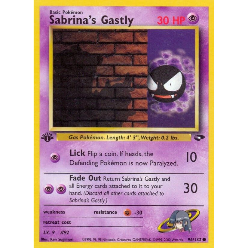 Image for Sabrina's Gastly (96) (096/132) (G2) - Pokemon