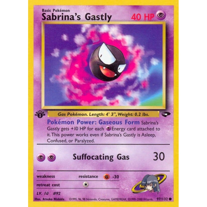 Image for Sabrina's Gastly (97) (097/132) (G2) - Pokemon