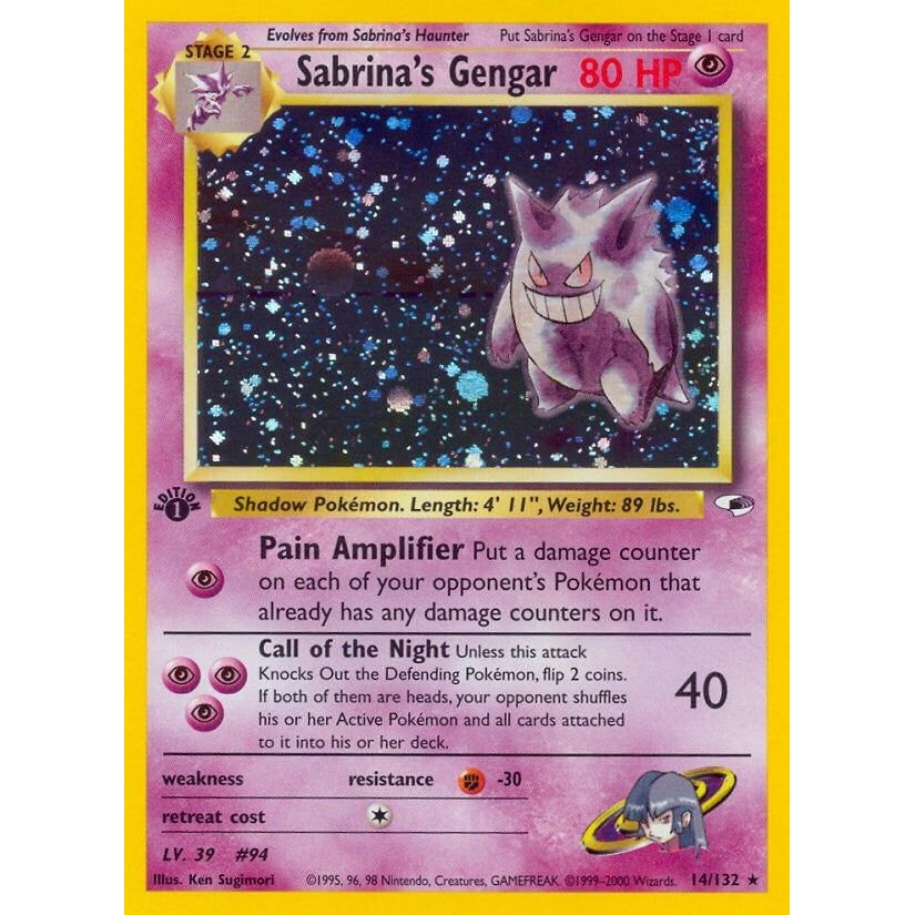 Image for Sabrina's Gengar (014/132) (G1) - Pokemon