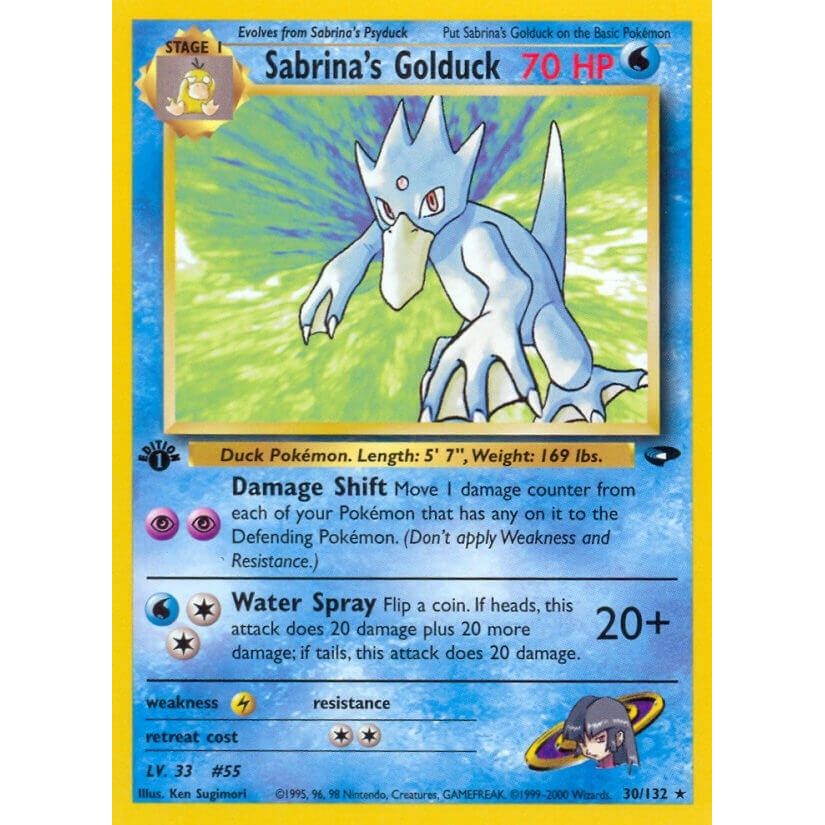 Image for Sabrina's Golduck (030/132) (G2) - Pokemon