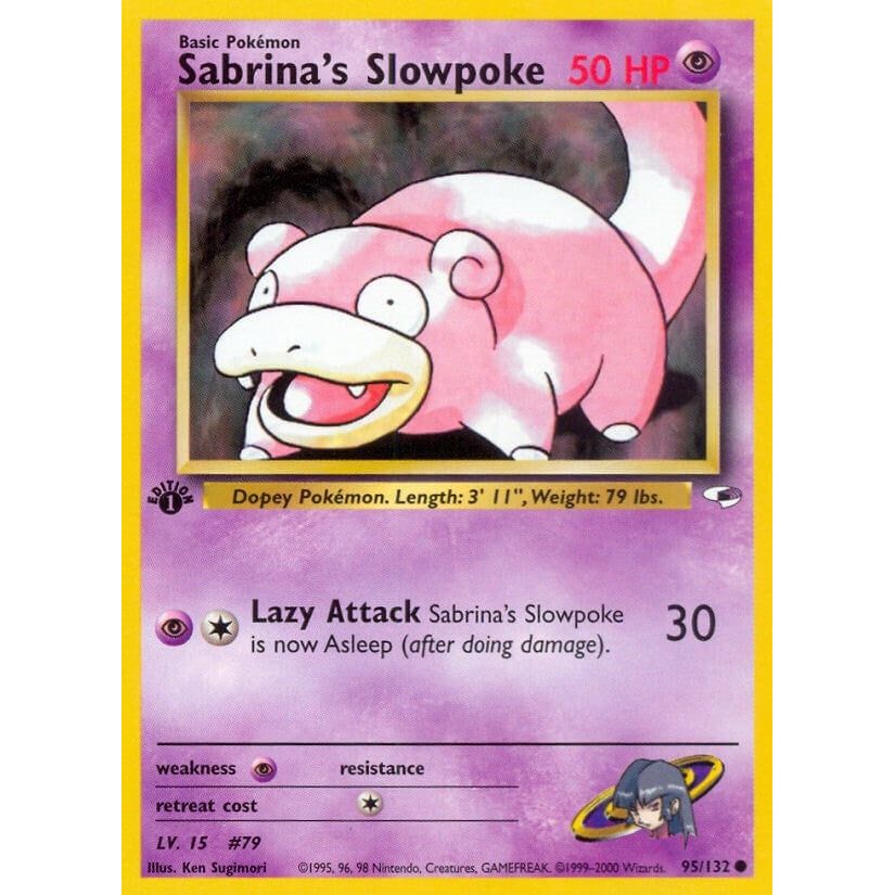 Image for Sabrina's Slowpoke (095/132) (G1) - Pokemon