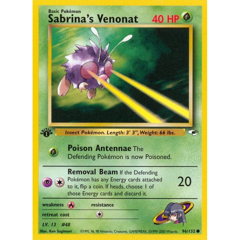 Image for Sabrina's Venonat (096/132) (G1) - Pokemon