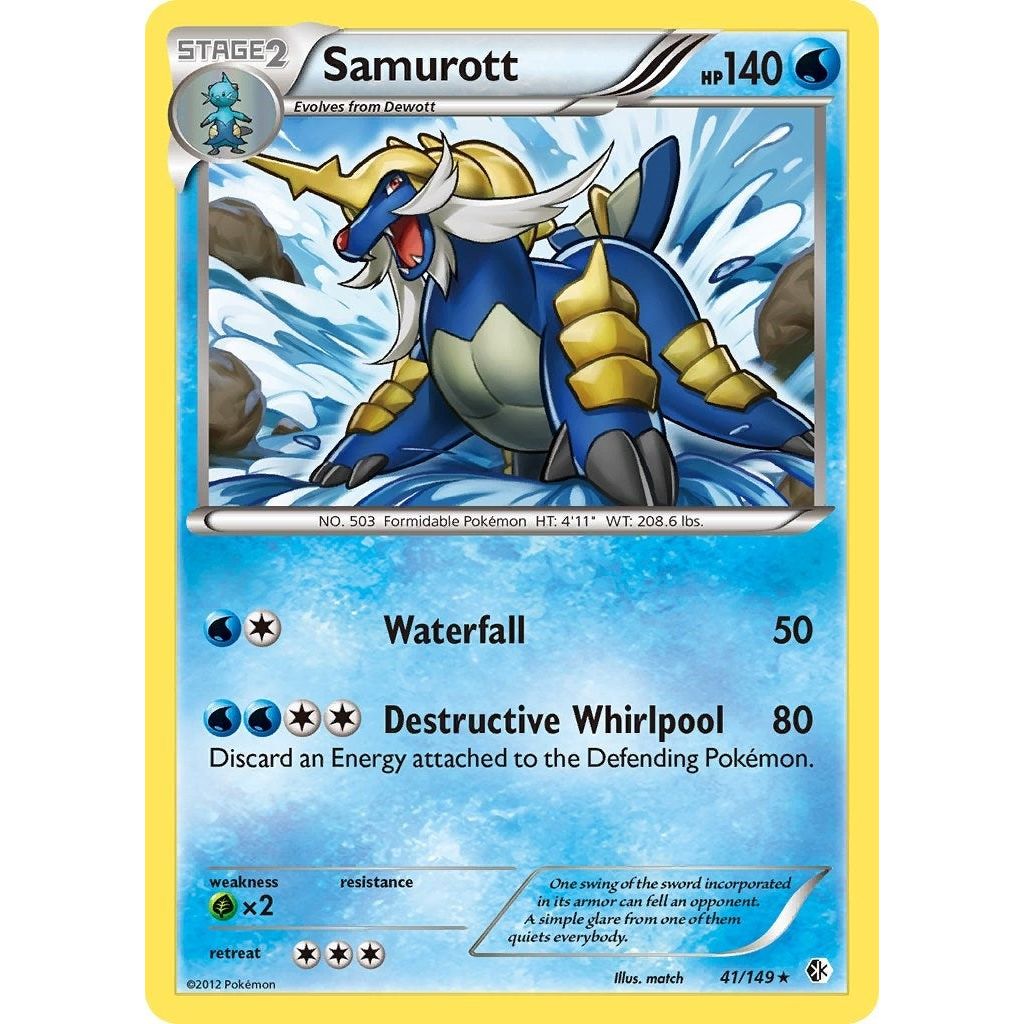 Image for Samurott (41/149) (BCR) - Pokemon