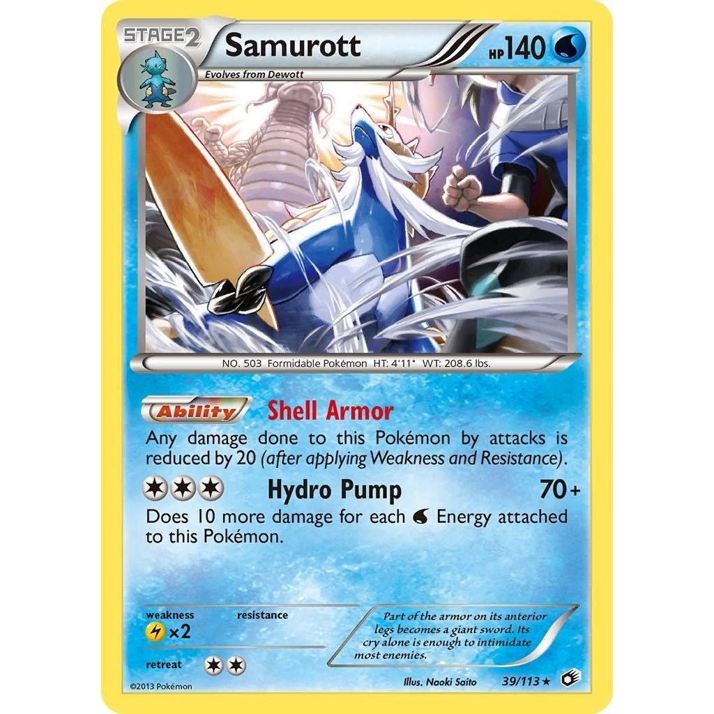 Image for Samurott (39/113) (LTR) - Pokemon