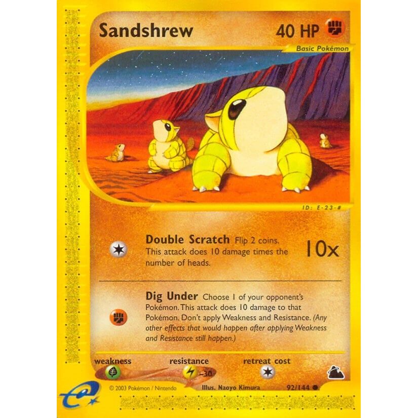 Image for Sandshrew (092/144) (SK) - Pokemon