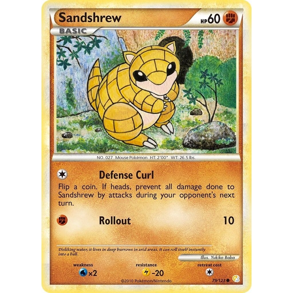 Image for Sandshrew (79/123) (HS) - Pokemon