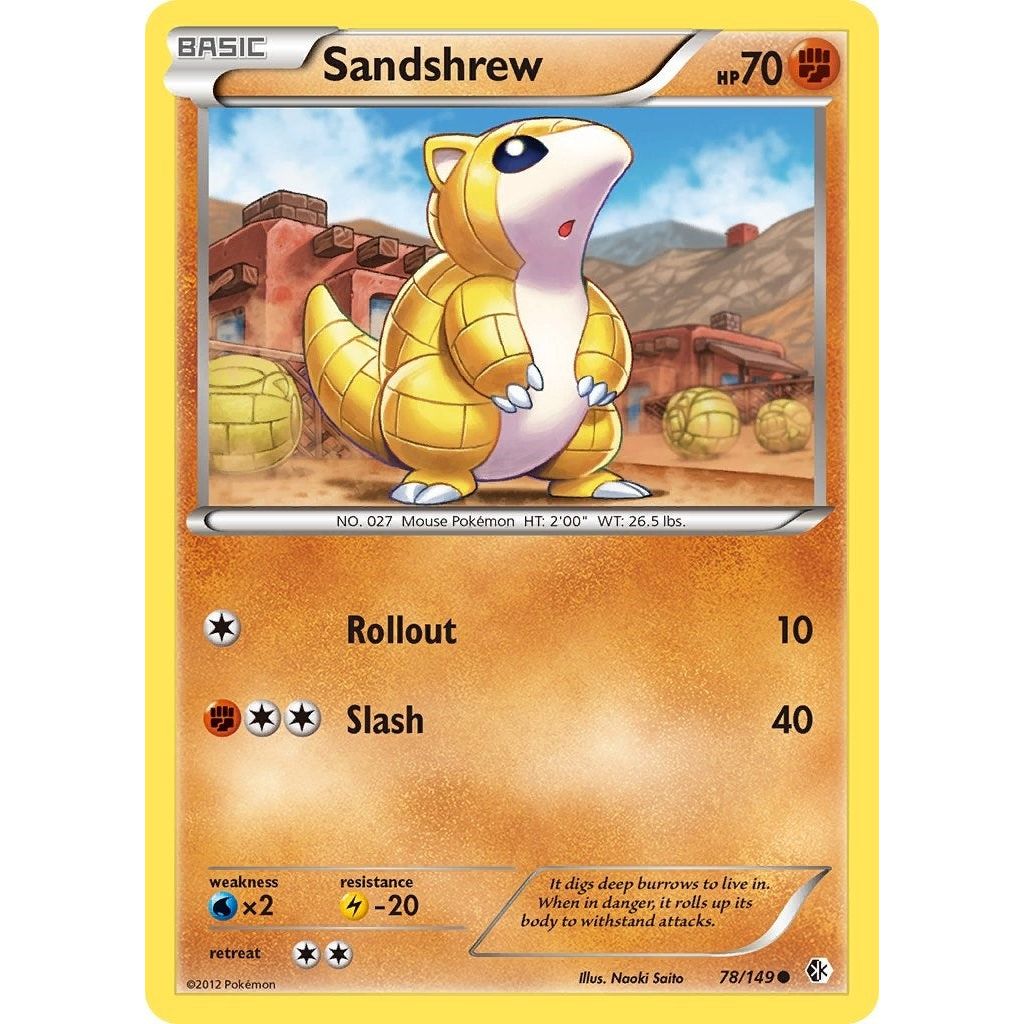 Image for Sandshrew (78/149) (BCR) - Pokemon