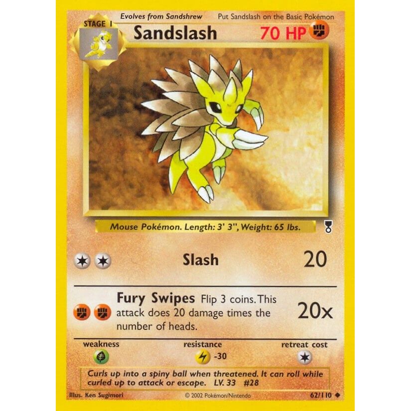 Image for Sandslash (062/110) (LC) - Pokemon
