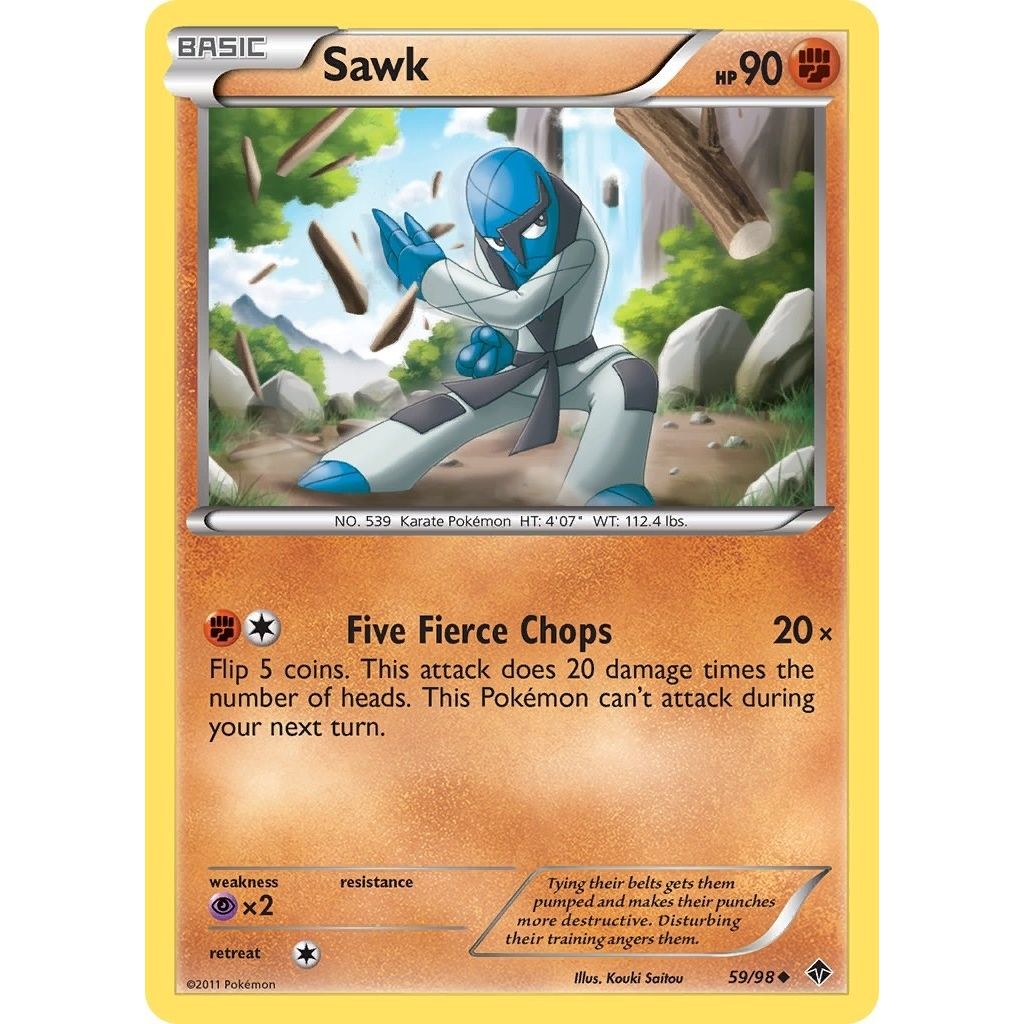 Image for Sawk (59/98) (EPO) - Pokemon