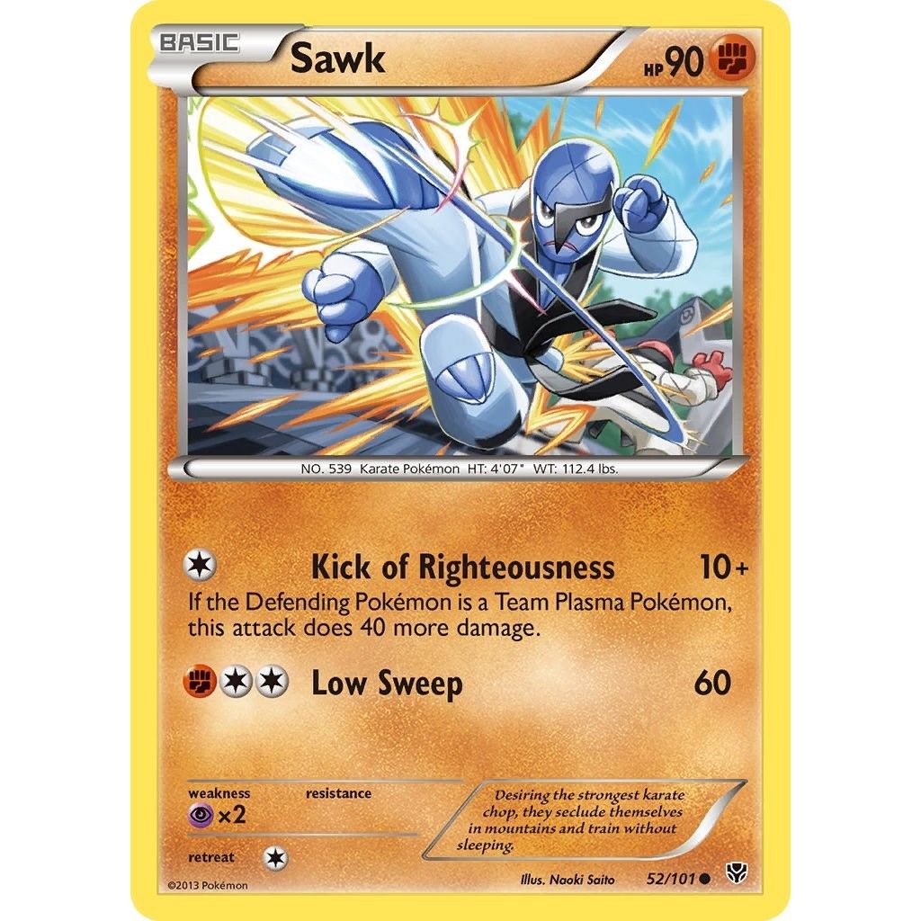 Image for Sawk (52/101) (PLB) - Pokemon