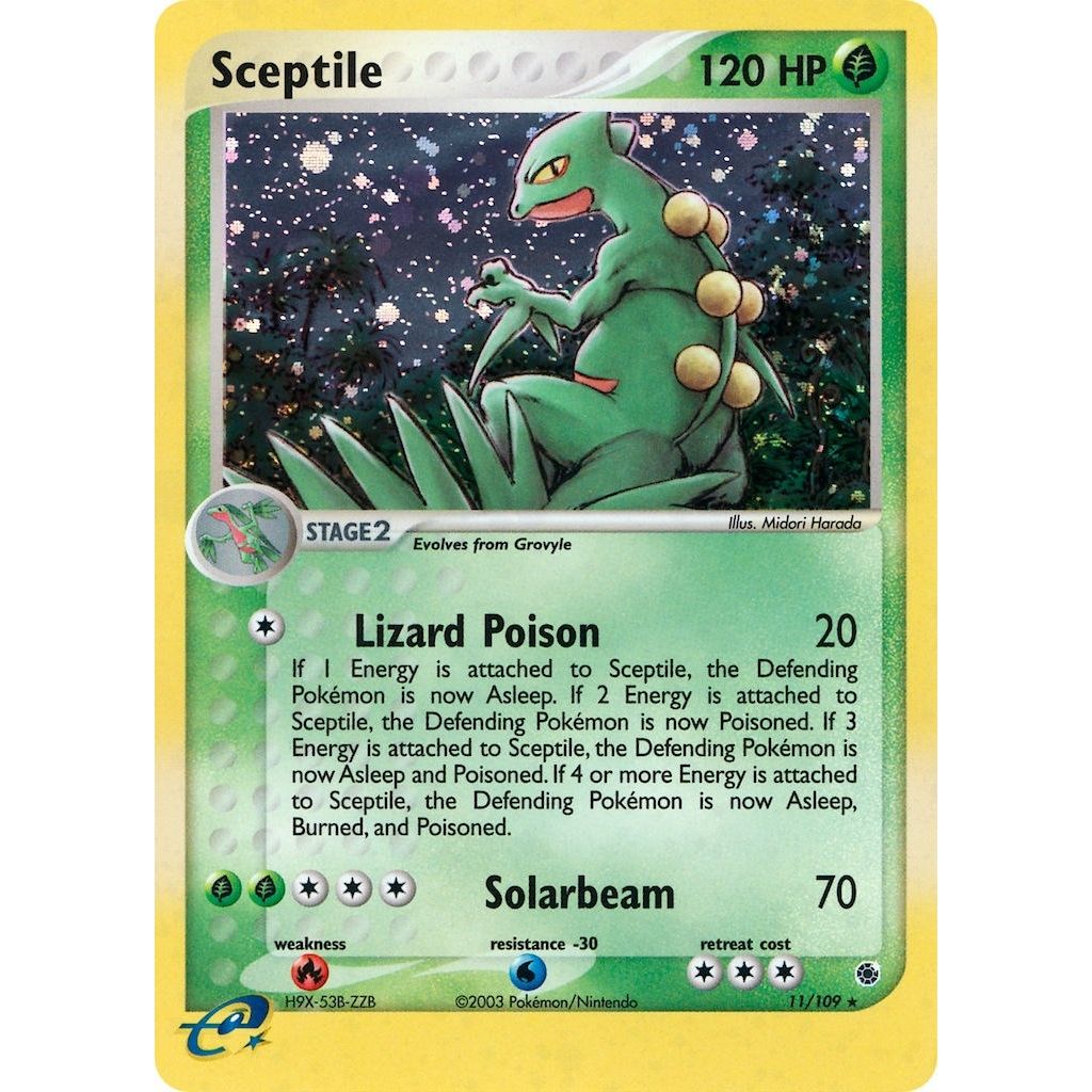 Image for Sceptile (11/109) (RS) - Pokemon