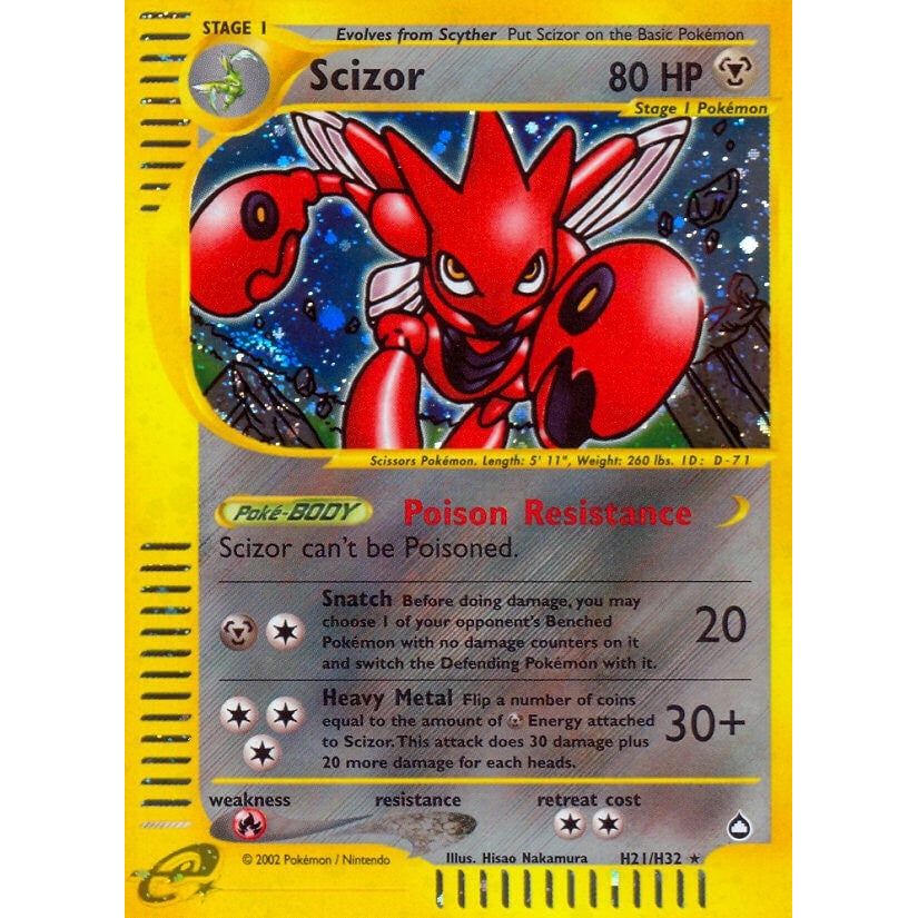 Image for Scizor (H21) (H21/H32) (AQ) - Pokemon