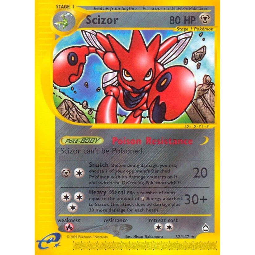 Image for Scizor (032/147) (AQ) - Pokemon