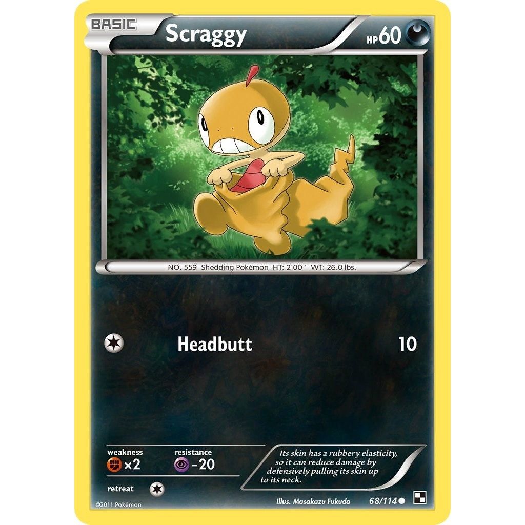 Image for Scraggy (68/114) (BLW) - Pokemon