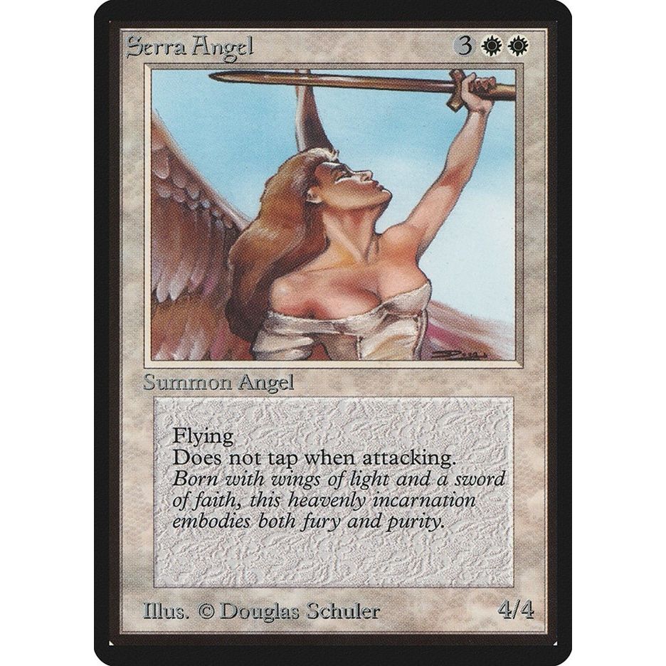 Image for Serra Angel (LEB) - Magic: The Gathering