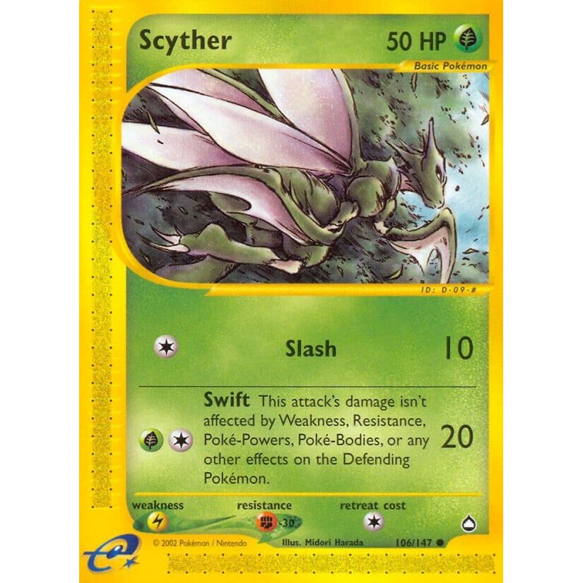 Image for Scyther (106) (106/147) (AQ) - Pokemon
