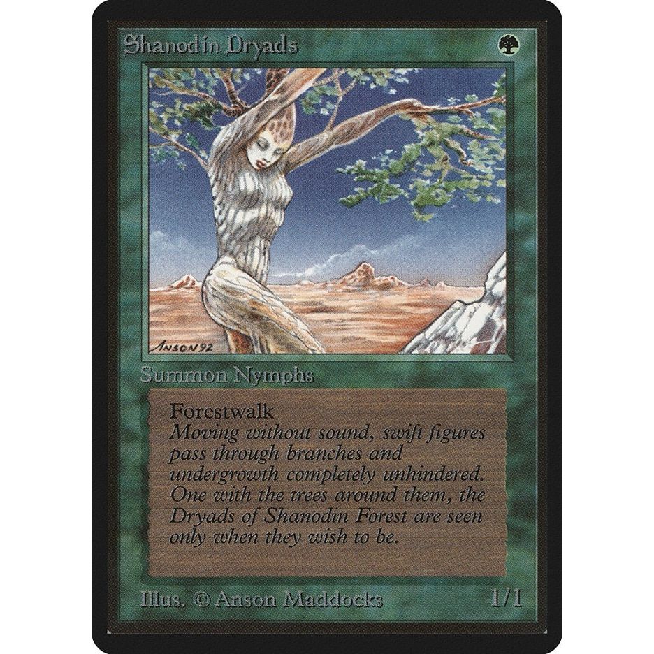 Image for Shanodin Dryads (LEB) - Magic: The Gathering
