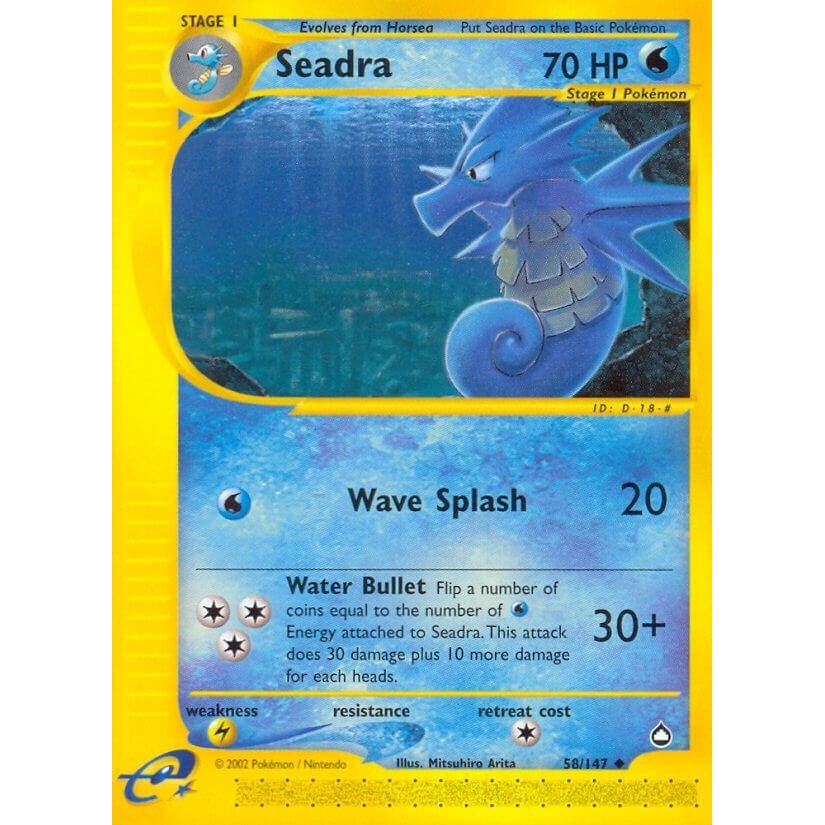 Image for Seadra (058/147) (AQ) - Pokemon